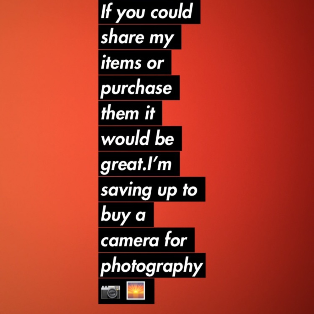 Help me save.🤗